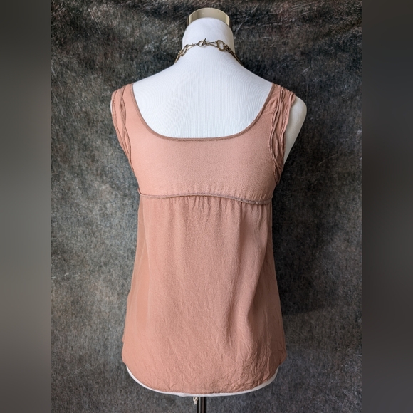 Silk Blush Blouse Top - Picture 3 of 5